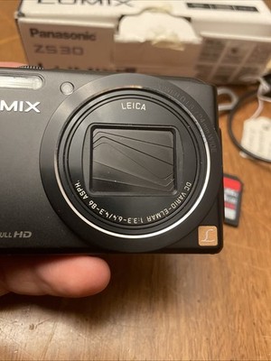 Panasonic Lumix DMC-ZS30 Camera 18.1MP 20x Zoom GPS Wifi w/ 2