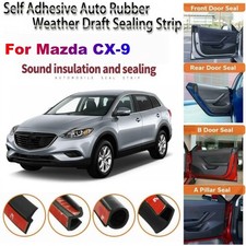Door Rubber Seal Strips Weather Draft Wind Noise Reduction K For Mazda Cx-9 Door Rubber Seal Strips Weather Draft Wind Noise Reduction K For Mazda Cx-9