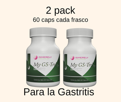 Ismerely My GS-Trel 2 pack para la GASTRITIS  Estomago 60 capsulas Pack of 1