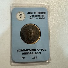 Jim Thorpe Commemorative Medallion No 266