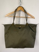 Longchamp modele depose nylon khaki handbag
