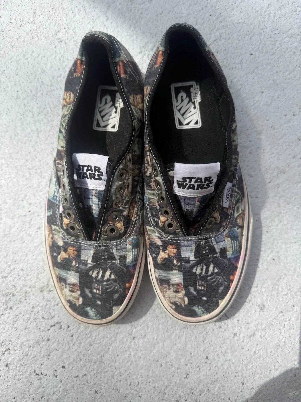 VANS Off The Wall Star Wars "Che la Forza sia con te" Collage Uomo Taglia 6 5