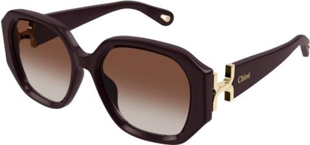 Chloe — NEW Chloe CH0236S Sunglasses 003 BURGUNDY 100% AUTHENTIC