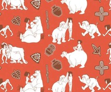 Disney Fabric Jungle Book Fabric Line 100 Cotton by the Yard From Camelot BTY