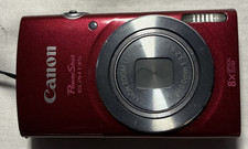 Canon PowerShot ELPH 135 16.0MP Digital Camera Red - Tested Working Box Bundle