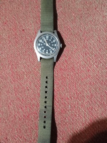 hamilton h3 watch Military Issued Nov. 1976
