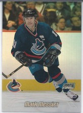 1999-00 Topps Stadium Club MARK MESSIER Vancouver Canucks CHROME REFRACTOR #3