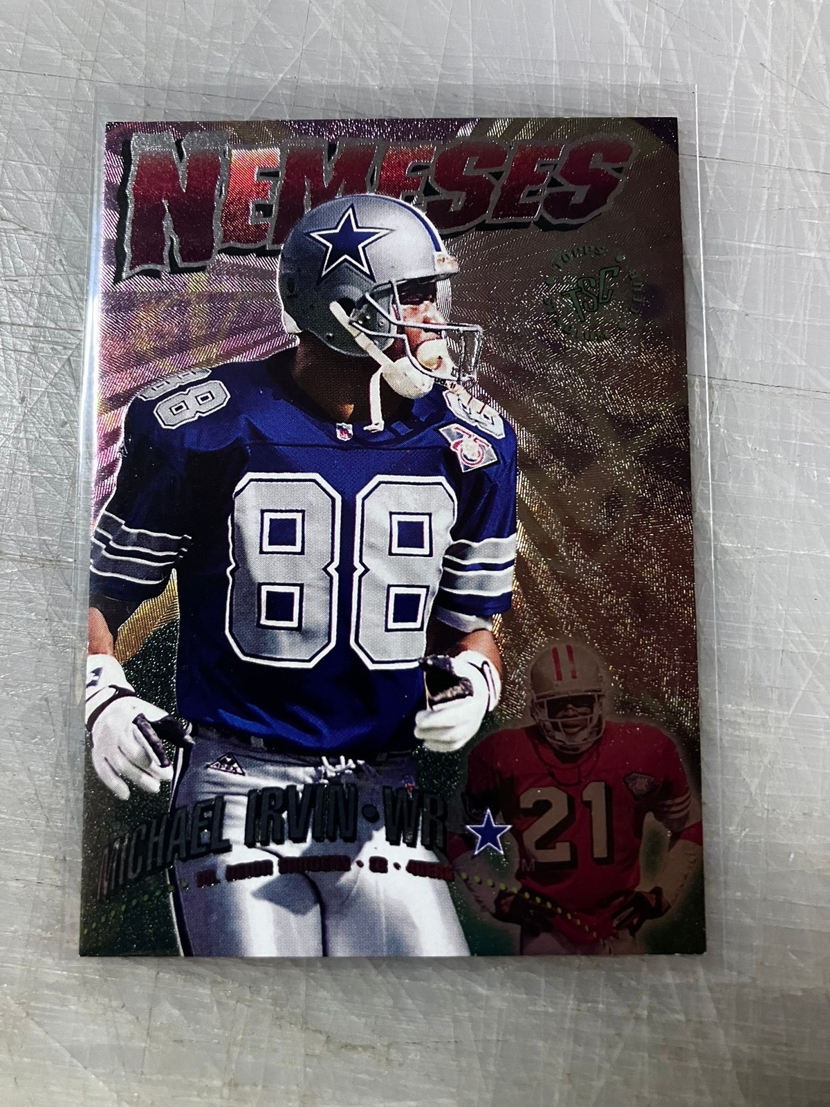 1995 Stadium Club #N15 Michael Irvin / Deion Sanders Nemeses 49ers Cowboys