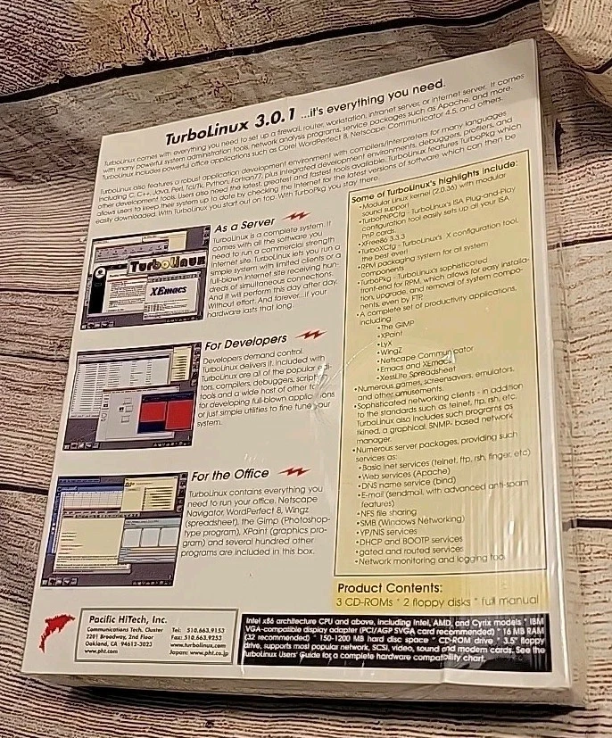 Turbo Linux 3.0.1 Completo 32 Bit Sistema Operativo Office Suite Estación de Trabajo  Foto 2 de 4
