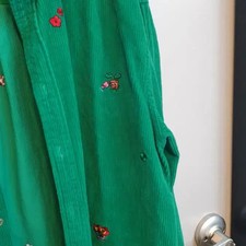 Archive Bold Green Corduroy Shirt in Size L