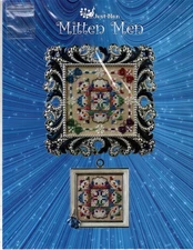 Just Nan MITTEN MEN counted cross stitch chartpack with embellishment pack