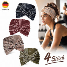 Schwei&szlig;band Haarband Damen Sport Breit Elastisch Polyester Schwei&szlig;absorbierend