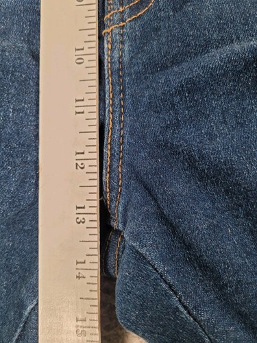 Signature Levi Women Heritage High Rise Straight Jeans Sz 18 W34 (W36xL25) - Picture 9 of 10