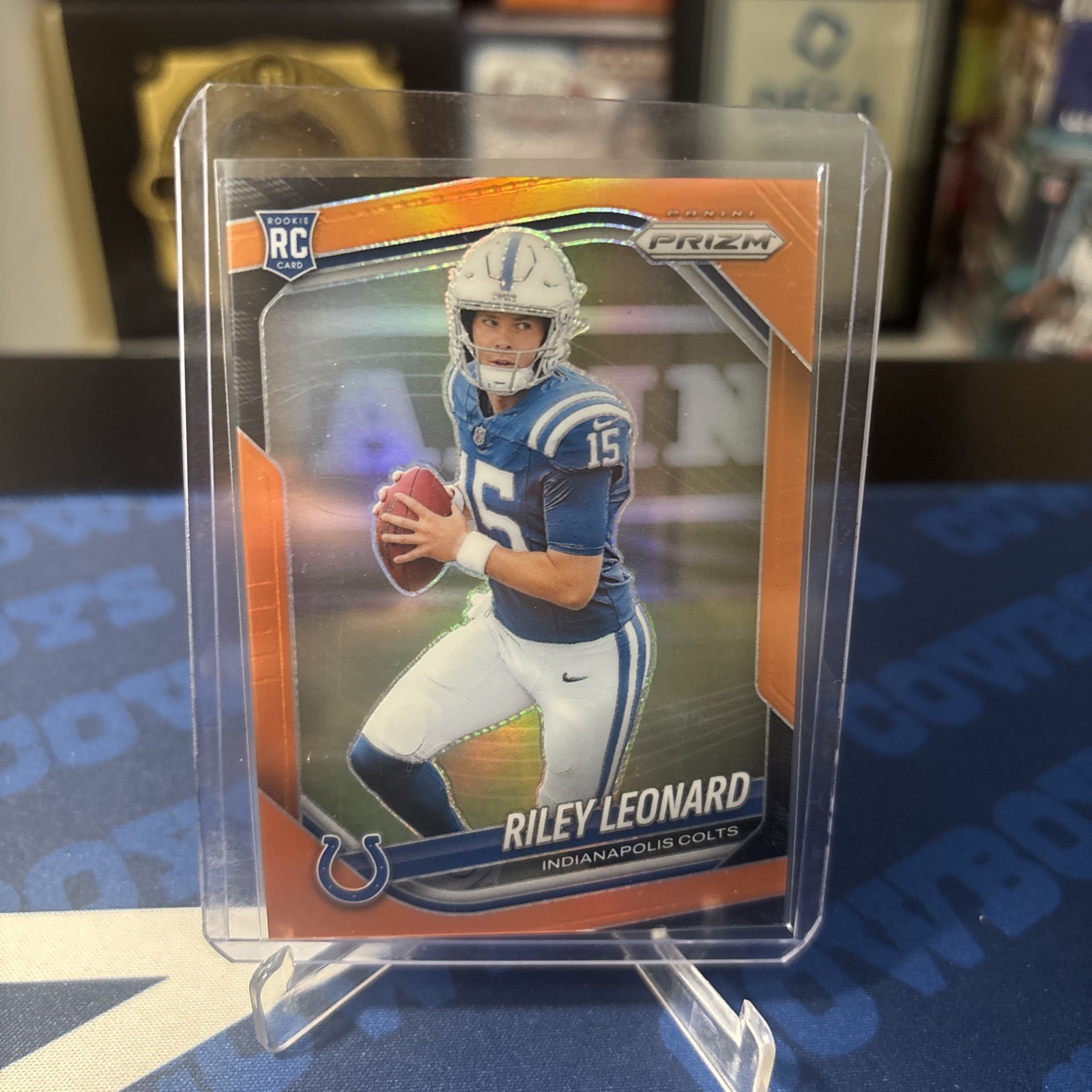 2025 Panini Prizm- Orange Prizm Riley Leonard /249 (RC) (SP) #342