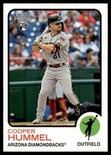 2022 Topps Heritage High Number Cooper Hummel Rookie Arizona Diamondbacks #504