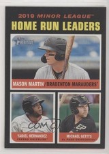 2020 Heritage Minor League Edition 2019 Leaders Michael Gettys Mason Martin 5m1