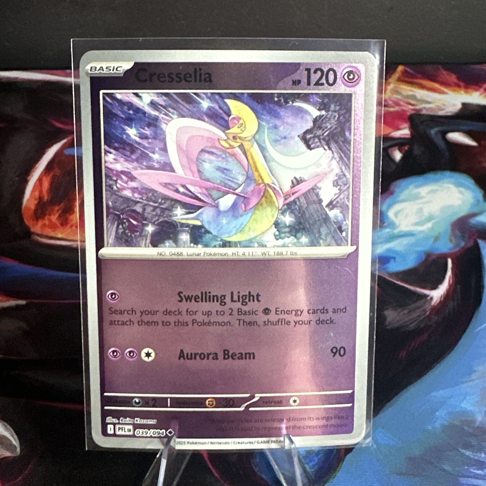 Cresselia 039/094 - Reverse Holo - Pokémon TCG: Phantasmal Flames - NM