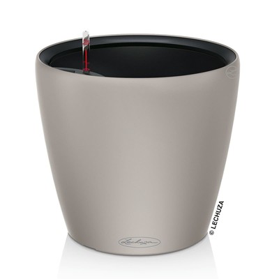 LECHUZA  Pflanzgefäße CLASSICO Color LS 21 Sandbraun seidenmatt All-in-One