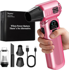 B50 Compressed Air Duster Vacuum Cleaner, 0.6 Lb Lightweight Powerful Mini Blo