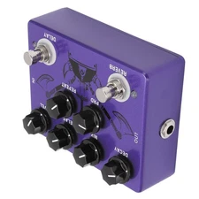 Guitar Effect Pedal Reverb Digital Delay True Bypass For Stage Performance Metal