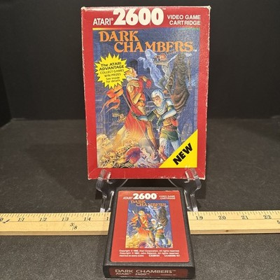 1983 Atari 2600 Video Game Cartridge Dark Chambers Tested Vintage - No Manual