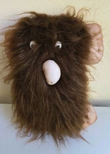 Rare Vintage 1970s ADULT Furry Naked Caveman Artesian Plush Nude Doll 12"