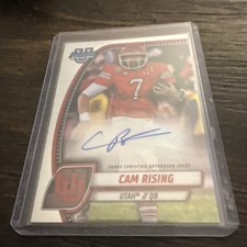 2024 Cameron Rising Rookie Card Auto - Bowman U Chrome /299 #PA-CRI Utes . rookie card picture