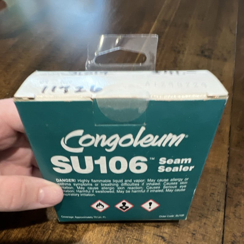 Congoleum SU106 Seam Sealer SU106 Model MPN Floor Vinyl Adhesive