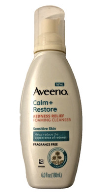 Aveeno Calm + Restore Redness Relief Foaming Cleanser 6 fl oz Discontinued