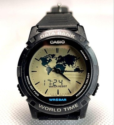 Price Reduced! CASIO DATA BANK WORLD TIME ABX-20