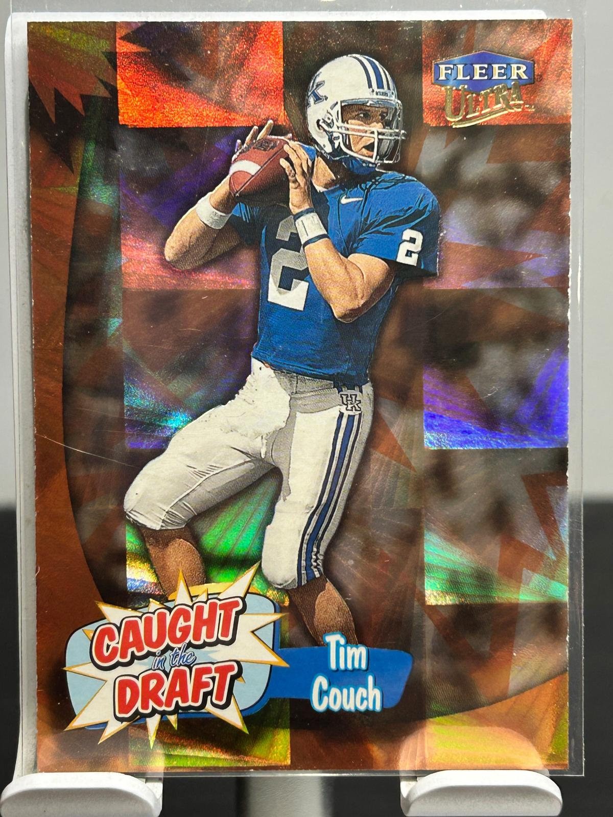 Tim Couch - 1999 Ultra #2 - Caught in the Draft Insert - Cleveland Browns