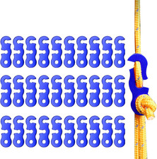 30Pcs Guyline Tensioner Aluminum Alloy Guy Line Cord Adjusters Tent Rope Tens...