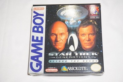 Star Trek Generations Beyond the Nexus (Game Boy Gameboy) Complete w/ Reg CIB 