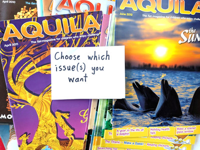 ''Aquila'' Magazine Back Issues - Unused condition - Huge selection to choose from