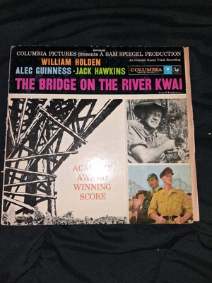 The Bridge On T he River Kwai LP Soundtrack William Holden  VINYL