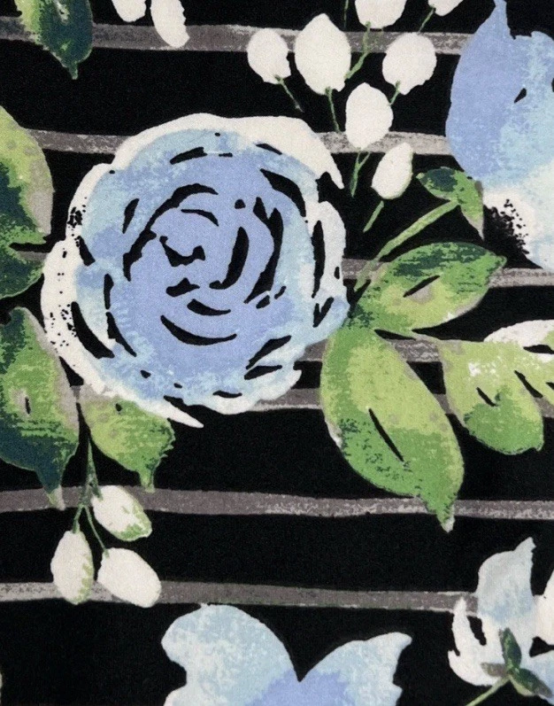 LuLaRoe Leggings TC Alto Curvilíneo Raras Rayas ACUARELA ROSA Floral Sauce Informal Foto 2 de 4