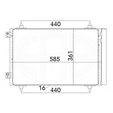 Condensateur Lancia PHEDRA