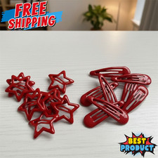 10pcs/Set Women's Waterdrop Star Pattern Hair Clips Simple  Cute Claw Clips