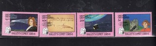 GRENADA GRENADINES #862 865 1987 AMERICA CUP MINT VF NH O.G