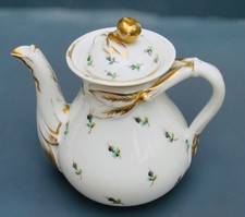 VERSEUSE / THÉIÈRE PORCELAINE DE PARIS ANCIENNE FIN XVII°/DÉBUT XIX°S.