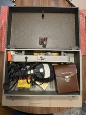 Vintage Bell  Howell 252 8mm Movie Camera Kit W/ Case Light  Accessories Works