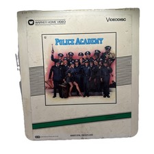 Vintage Video Disc Police Academy CED Disc 1980s Movie Display Wall Art Picture