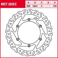 TRW Bremsscheibe MST265EC | FüR KTM XC-F TPI 250 2022 Vorne