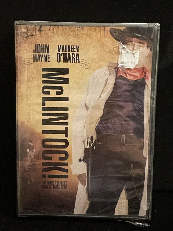 McLINTOCK! DVD NEW John Wayne Maureen O'Hara Patrick Wayne Western DVD Sealed