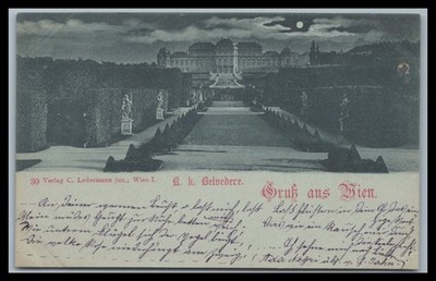 Ansichtskarte Wien / K. k. Belvedere - Österreich