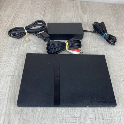 Sony PlayStation 2 Slim [SCPH-77001] PS2 Official Console w/ AC Adapter AV Cable