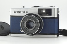 Olympus TRIP 35 Vintage Blue CLA'd/N MINT Film Camera Point  Shoot s/n670908