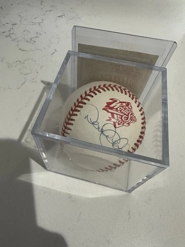 Derek Jeter Signed 1998 World Series Baseball Yankees Seventh Inning Stretch