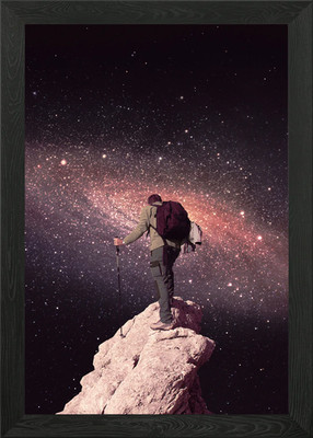 Digitale Collage inspiriert b gerahmtes Wandbild Poster Leinwanddruck Bild