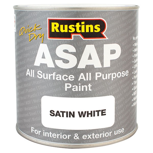 Rustins ASAP Paint White 500ml